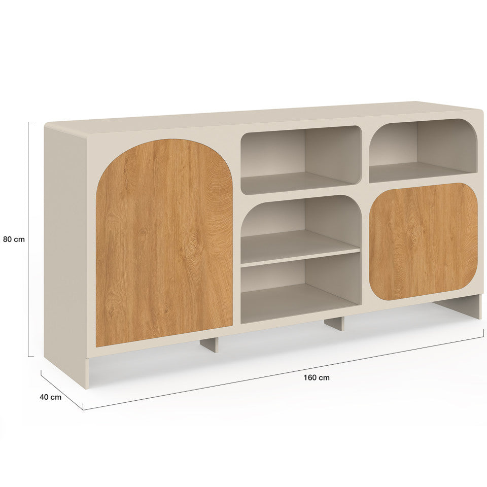 Buffet Athènes 2 portes 160cm
