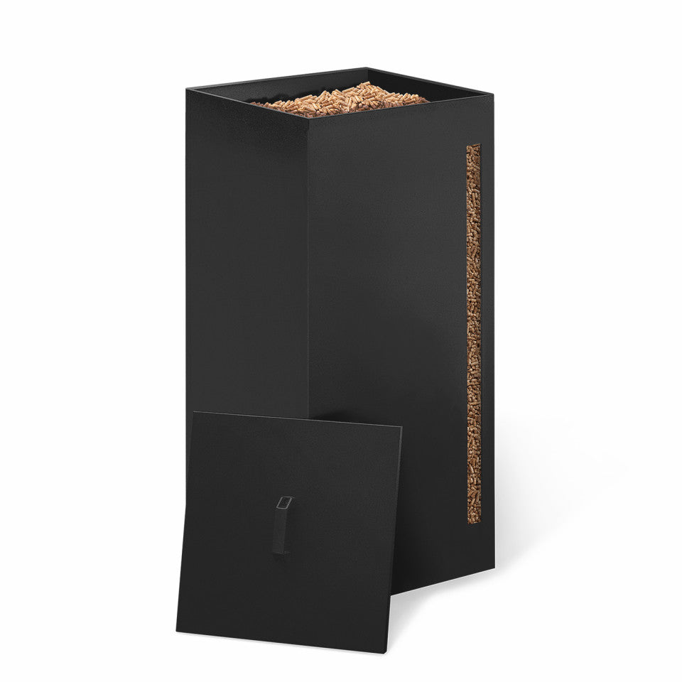 Réservoir à granules et pellets noir 55kg