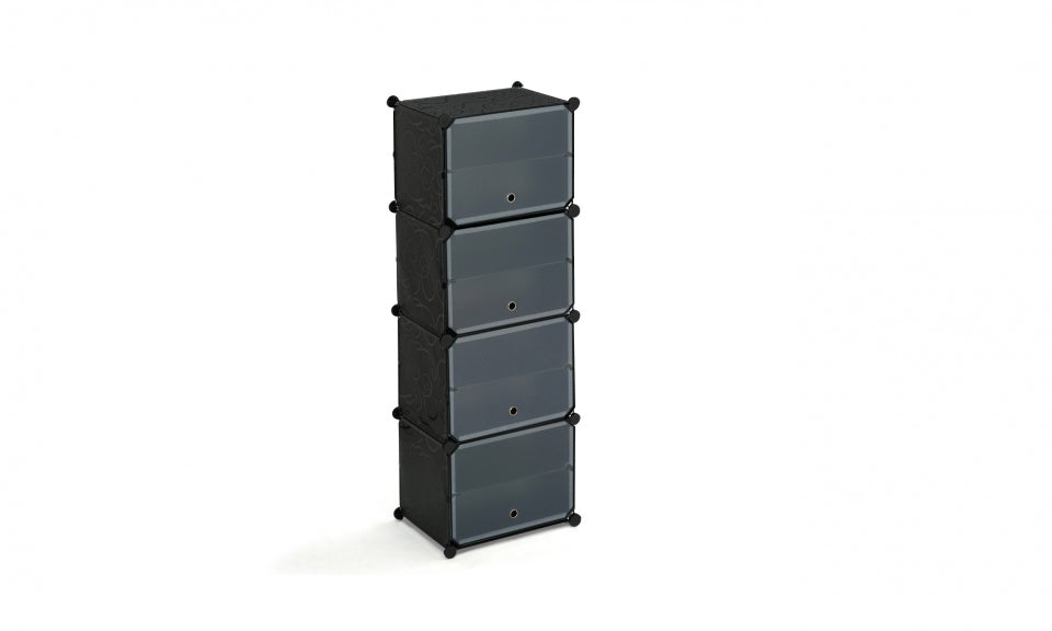 Meuble à chaussures cube - 16 paires