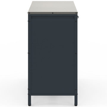 Meuble cuisine extérieure Alméria gris 2 portes