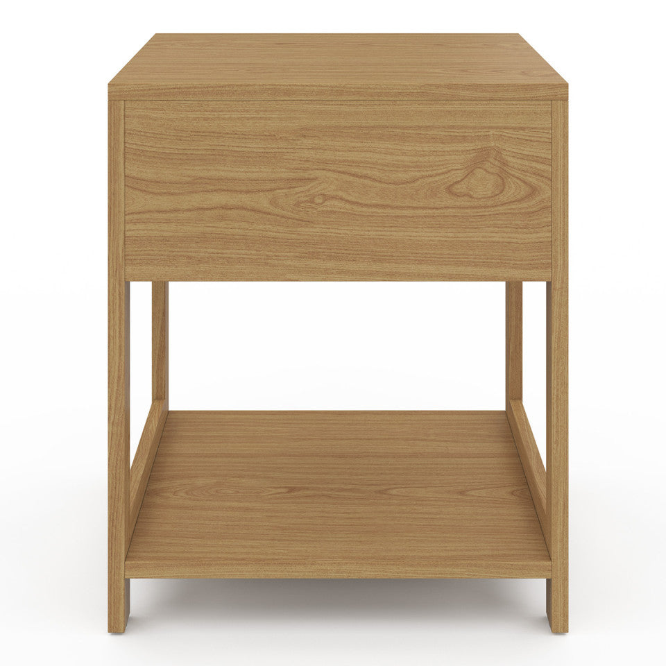 Tables de chevet Erin en cannage 1 tiroir - lot de 2