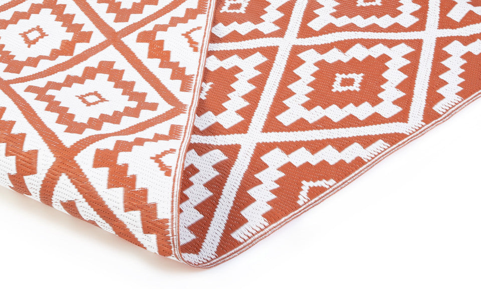 Tapis extérieur 270x370cm Vahiné terracotta