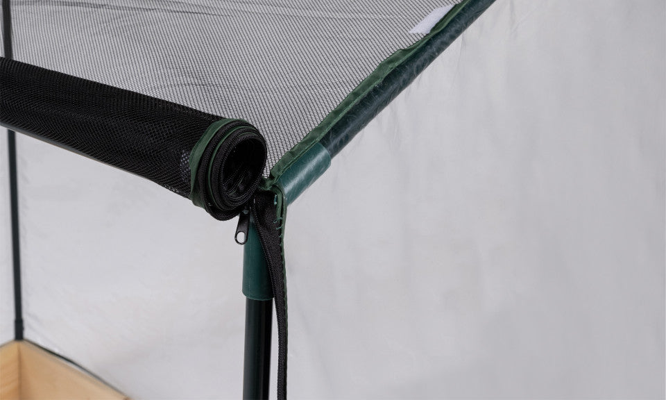 Serre de potager Aroma en bois speciale plantes hautes avec Bâche