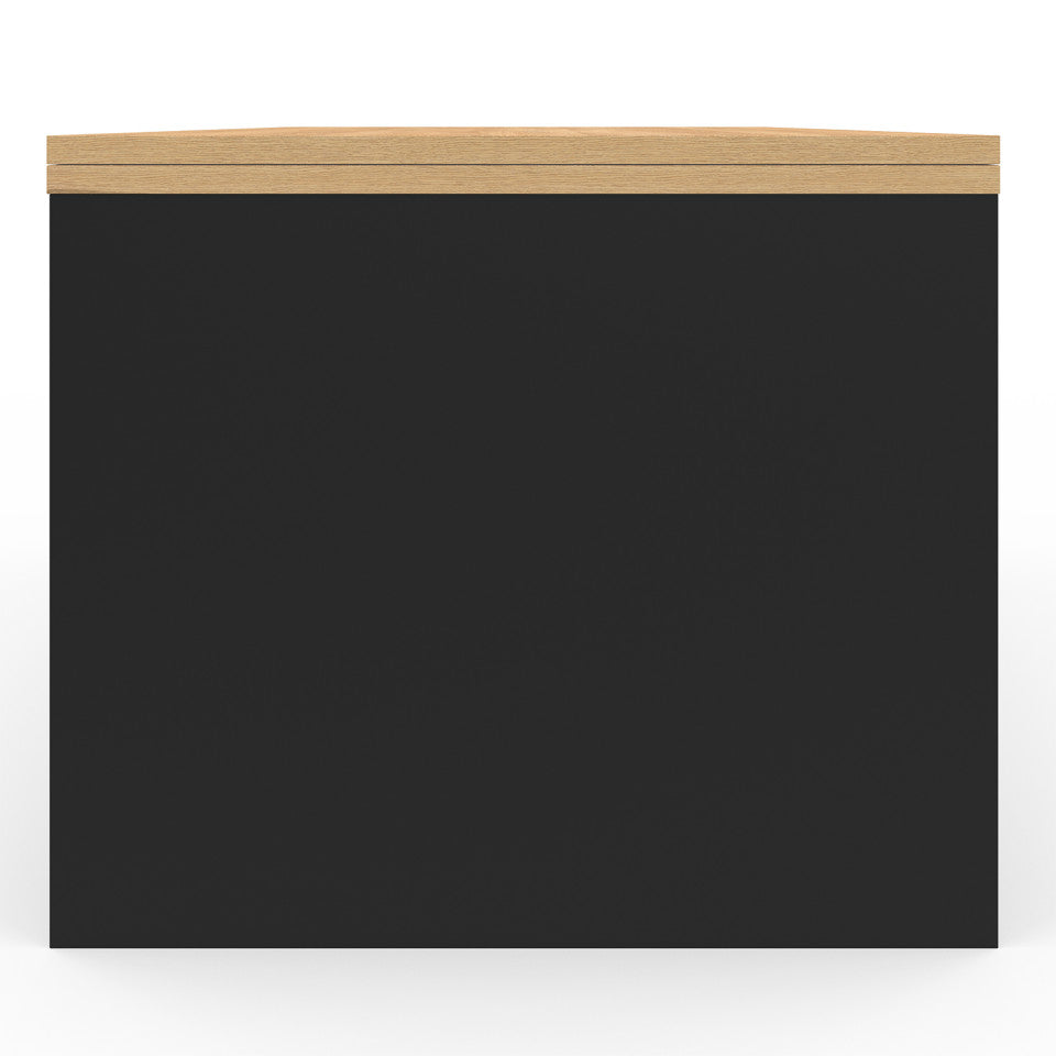 Table basse Elina relevable bois et noire