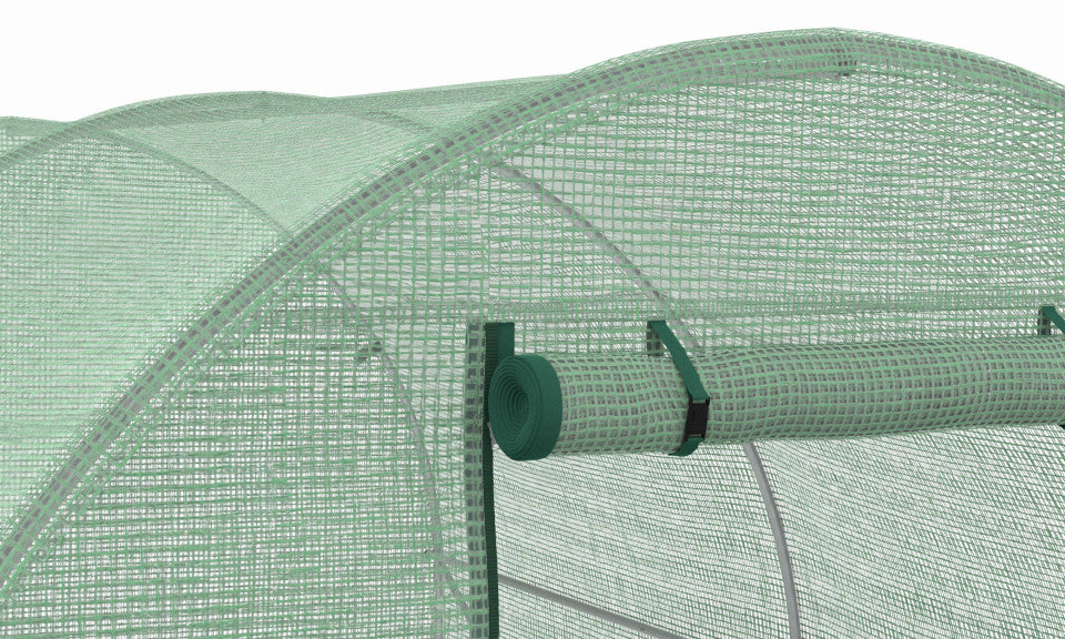 Serre tunnel de jardin 3x2m verte bâche renforcée 130 gr/m² - gamme maraîchère