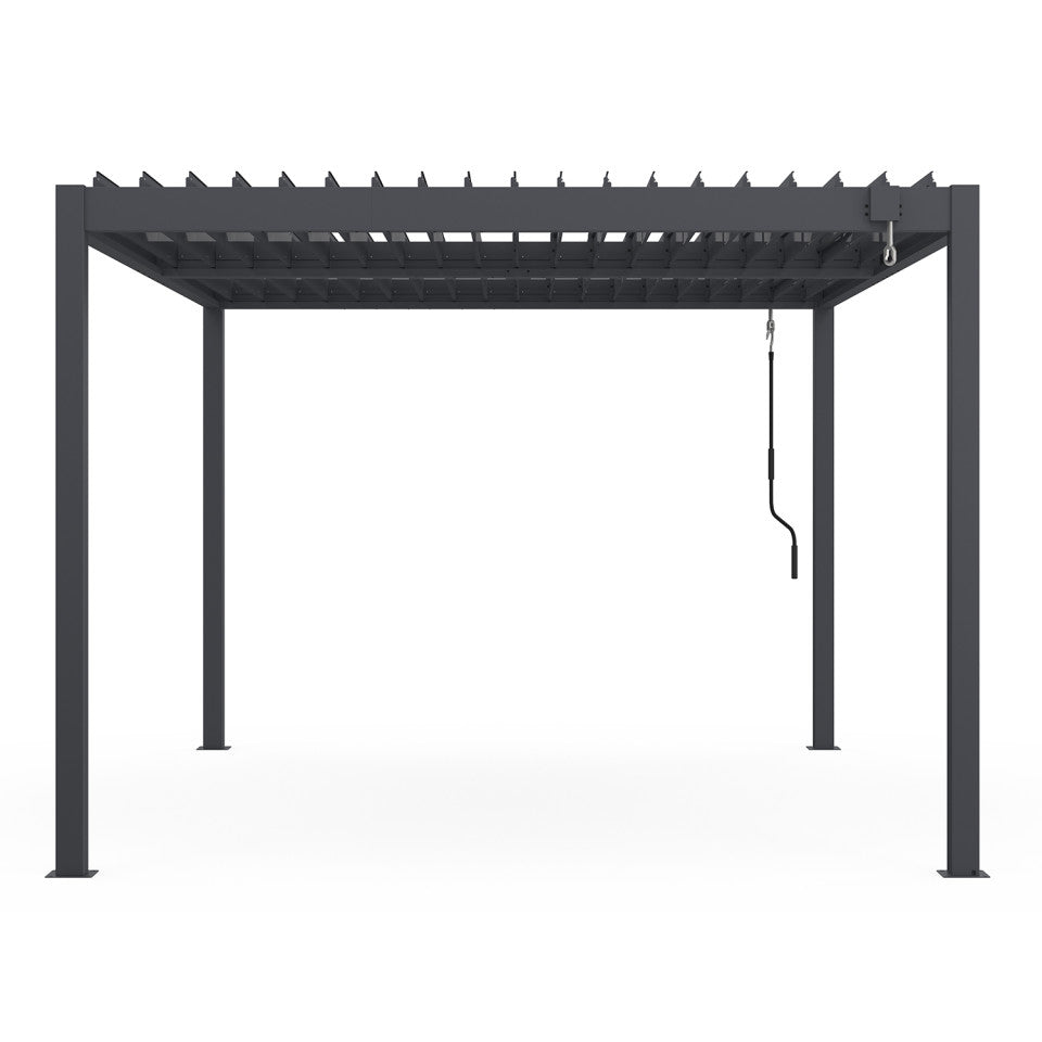 Pergola bioclimatique en aluminium 3x4m