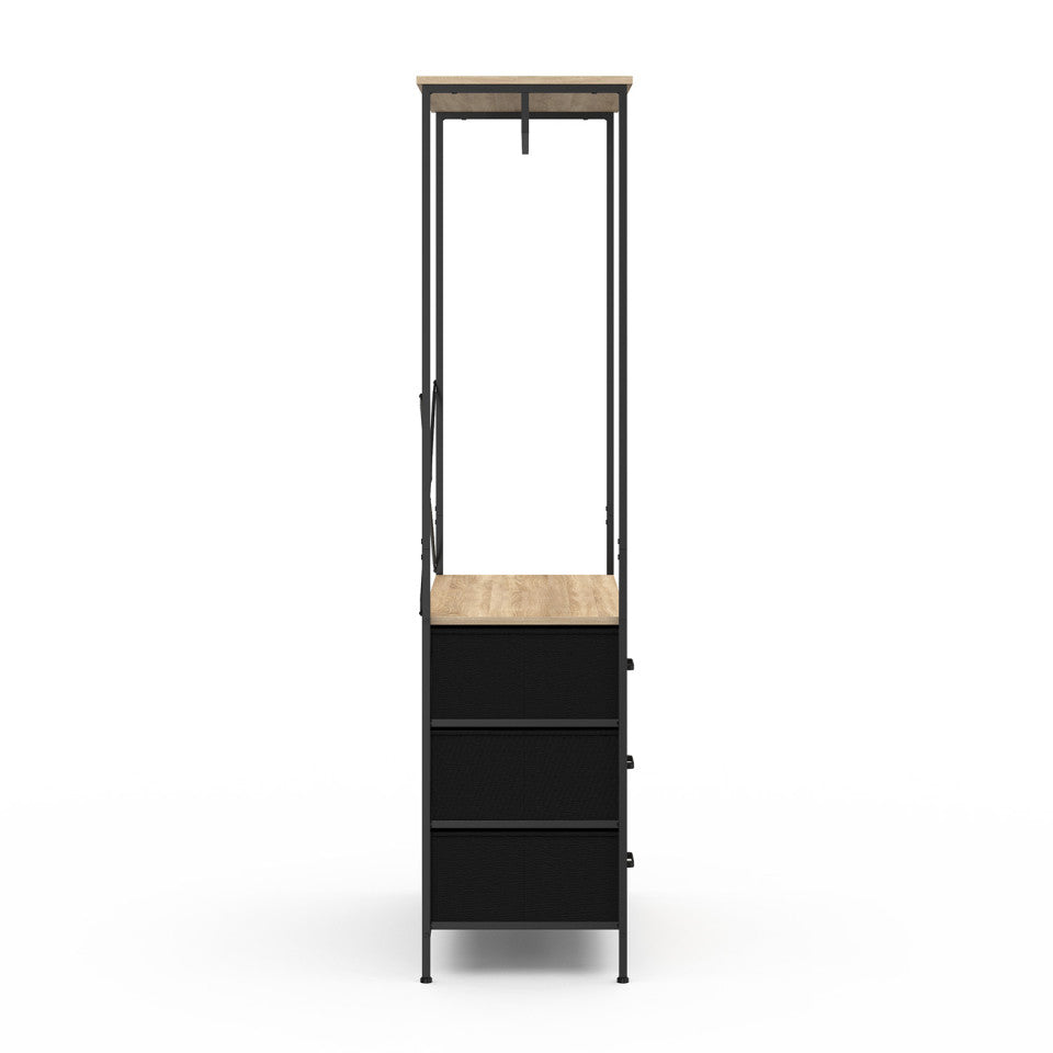 Dressing Iris penderie et 6 tiroirs