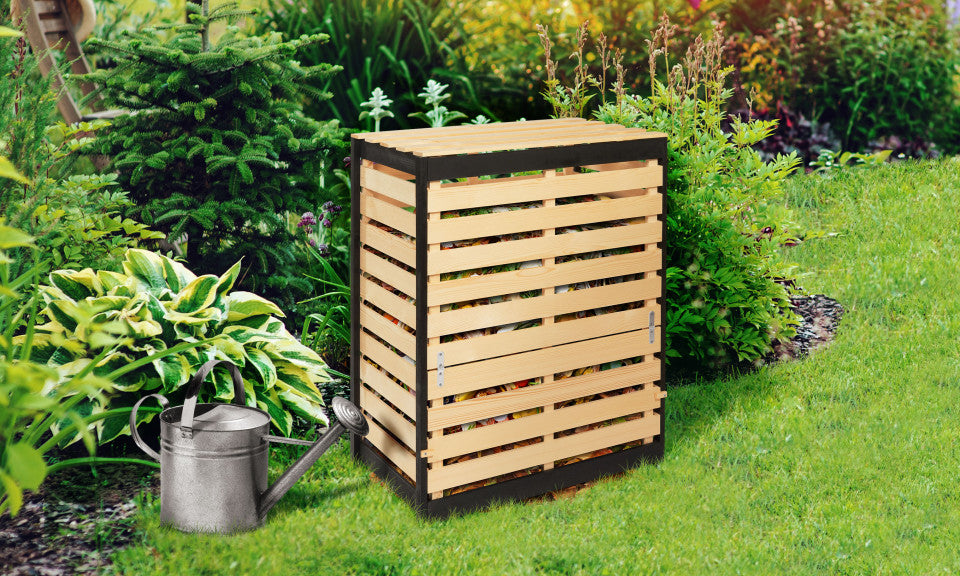 Bac de compostage en bois 360L