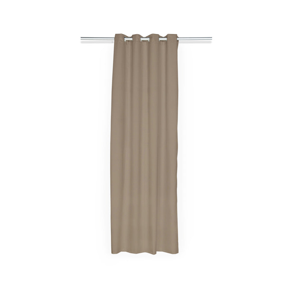 Rideaux thermiques taupe 135x240 cm - lot de 2