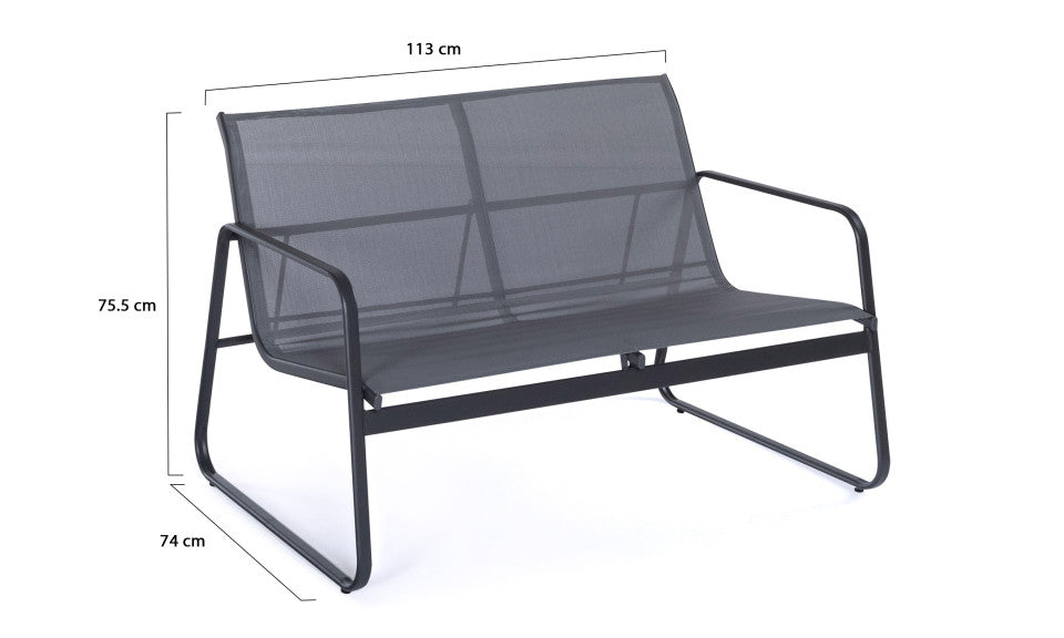 Salon de jardin textiléne 4 places