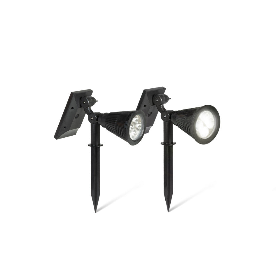 Spots solaires 2 en 1 - Lot de 2