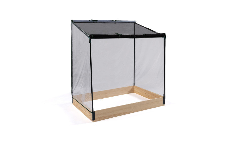 Serre de potager Aroma en bois speciale plantes hautes avec Bâche