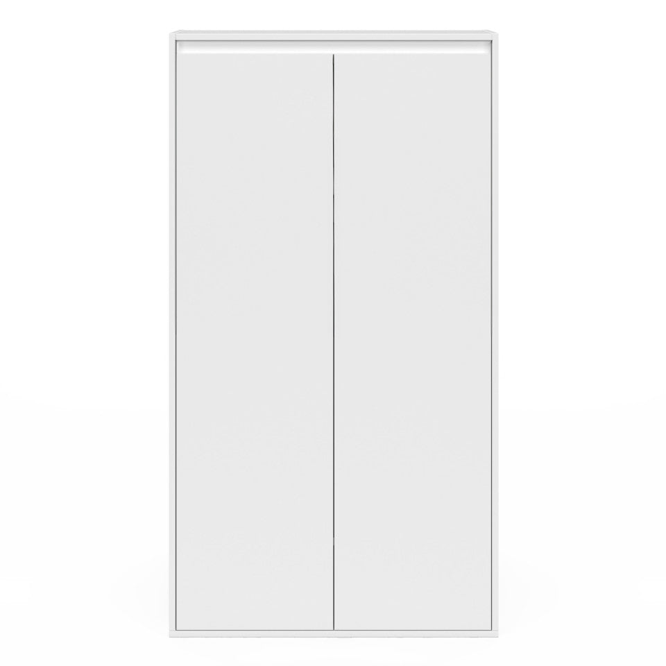 Armoire sous pente Tom 2 portes blanches