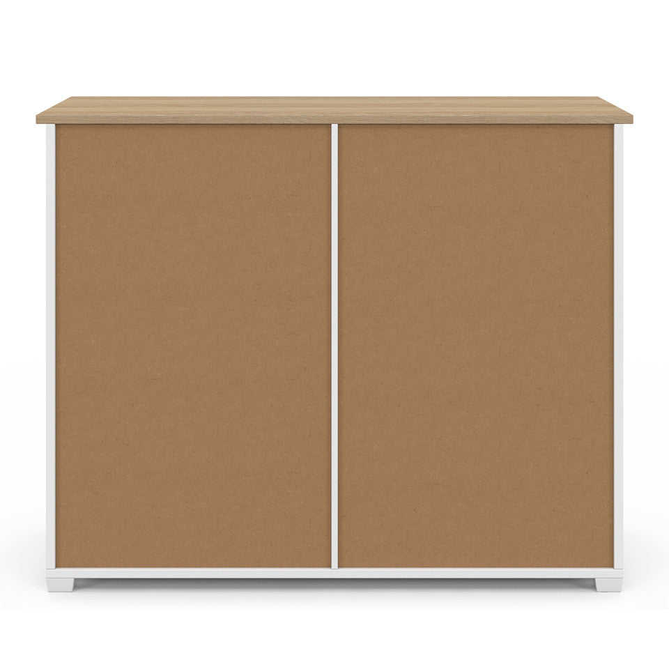 Buffet Jamy 2 portes blanc 100cm