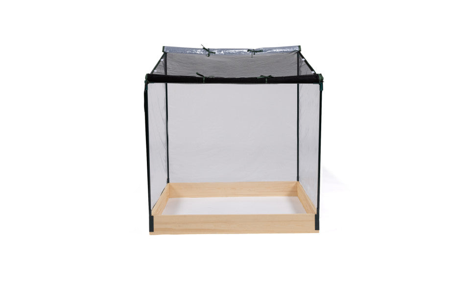 Serre de potager Aroma en bois speciale plantes hautes avec Bâche