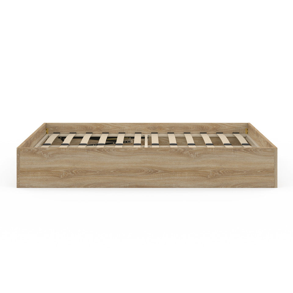 Lit coffre Malta en bois avec sommier 140x190cm