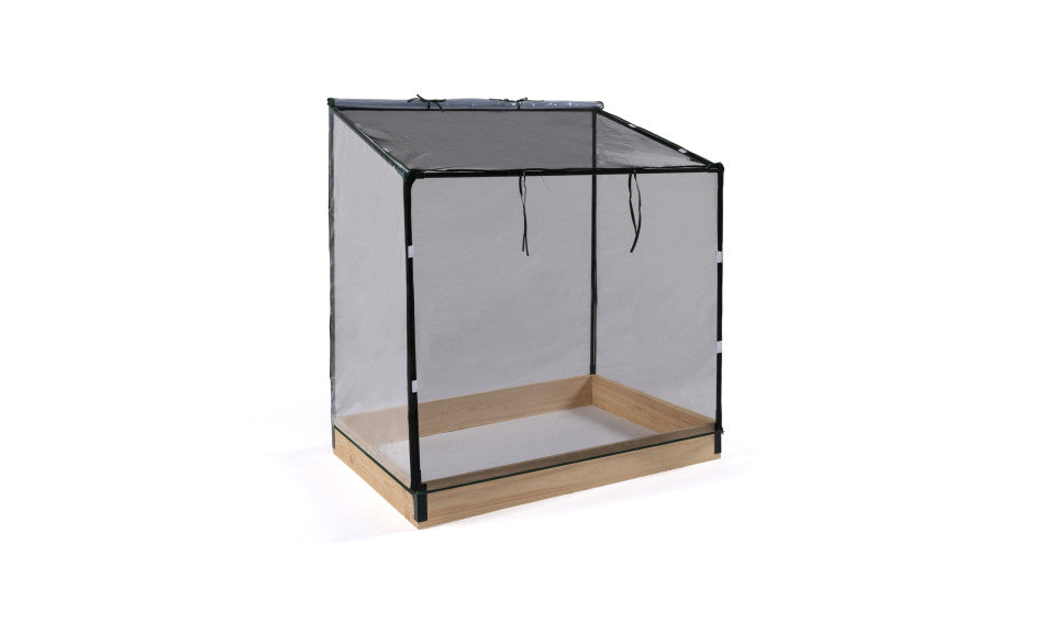 Serre de potager Aroma en bois speciale plantes hautes avec Bâche