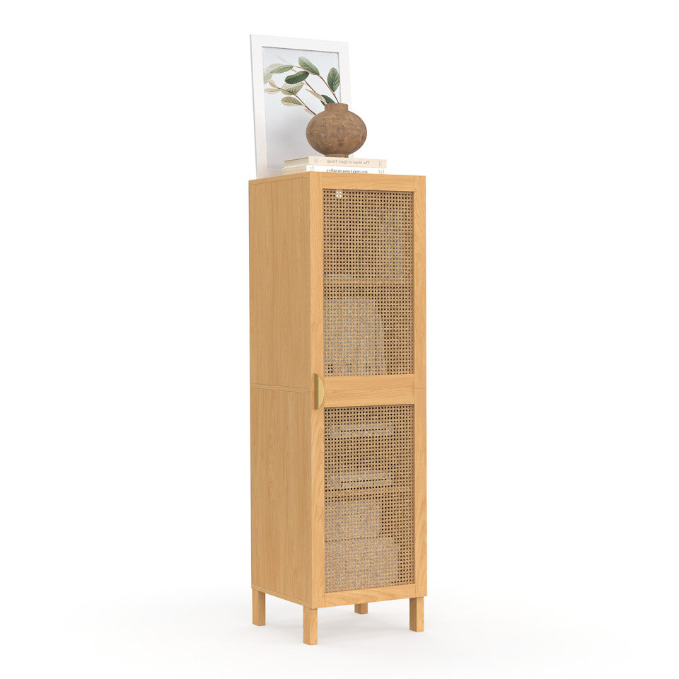 Armoire Eve 1 porte cannage H120cm