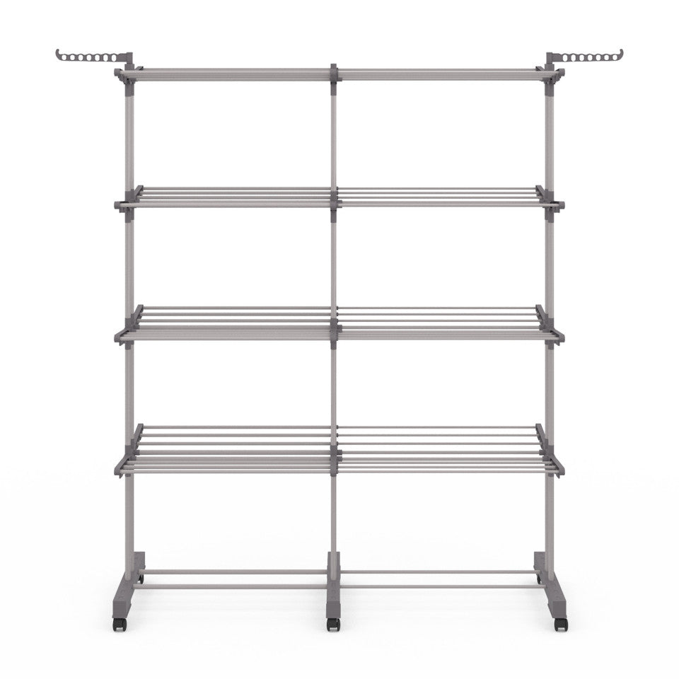 Séchoir extensible pliable 4 niveaux - 50m d'étendage