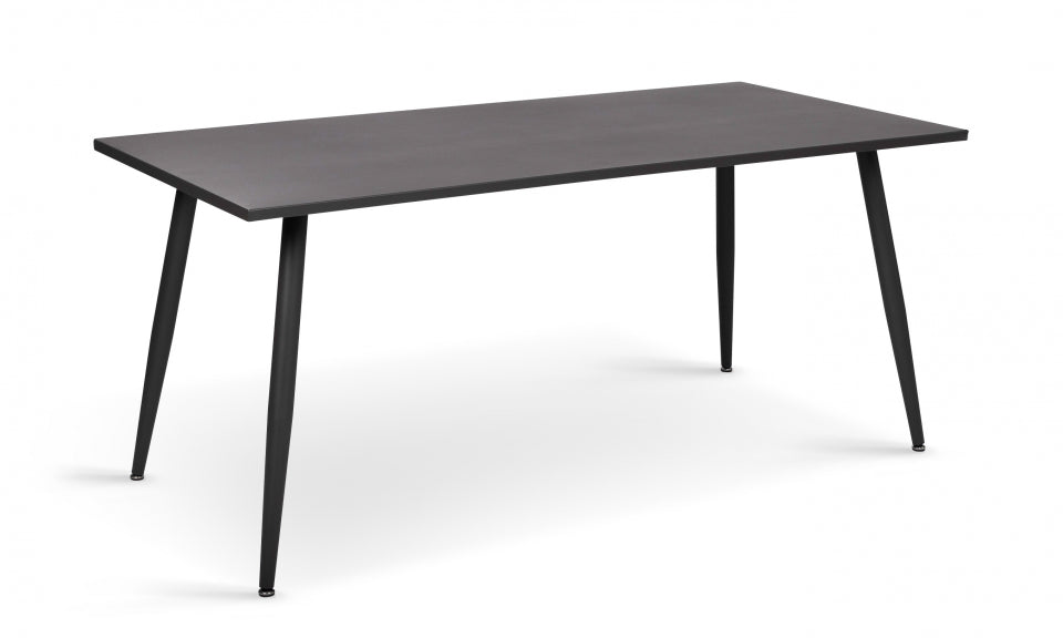Table de jardin en acier 180cm grise