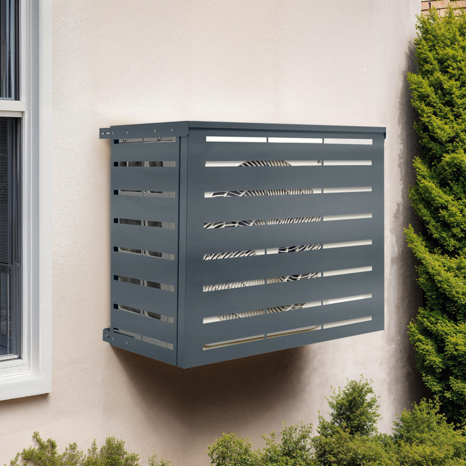 Cache clim extérieur gris petit modèle