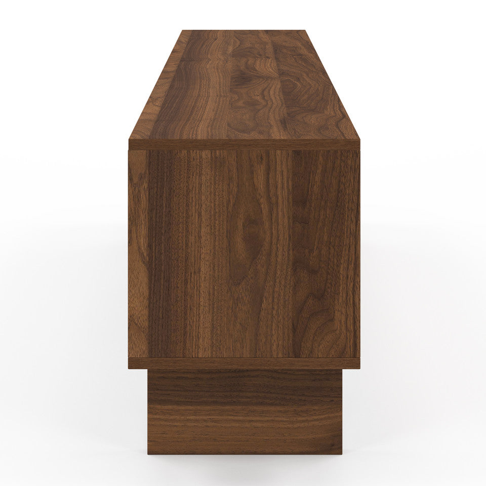 Meuble TV Yumi effet noyer 180cm