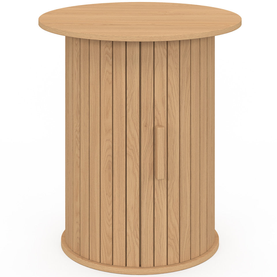 Table d'appoint Albane lattes avec rangement