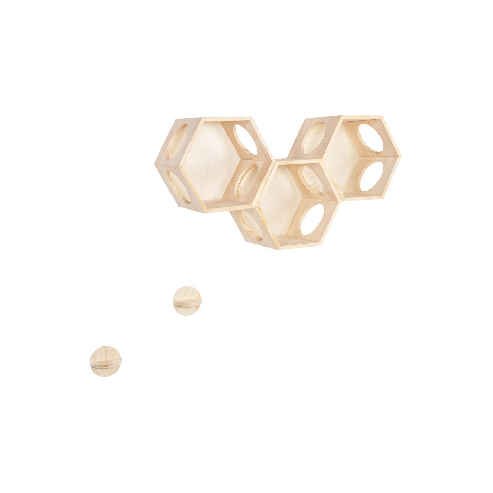 Etagères modulables pour chat - Lot de 3
