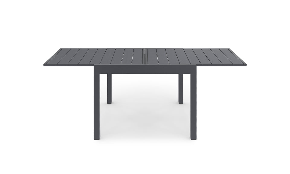 Salon de jardin extensible 12 places en polywood gris