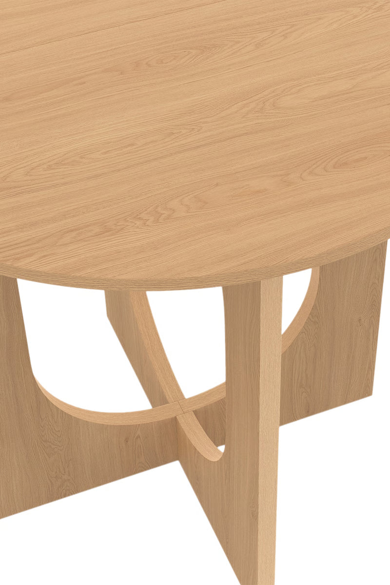Table à manger ronde Mathis bois Ø80cm