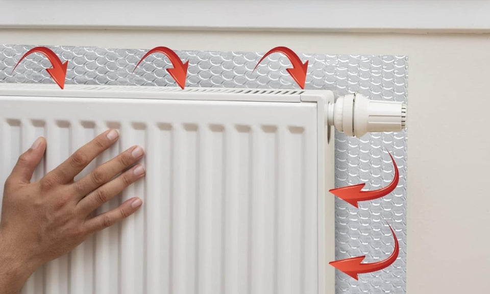 Réflecteur de chaleur pour radiateur et économie d'énergie