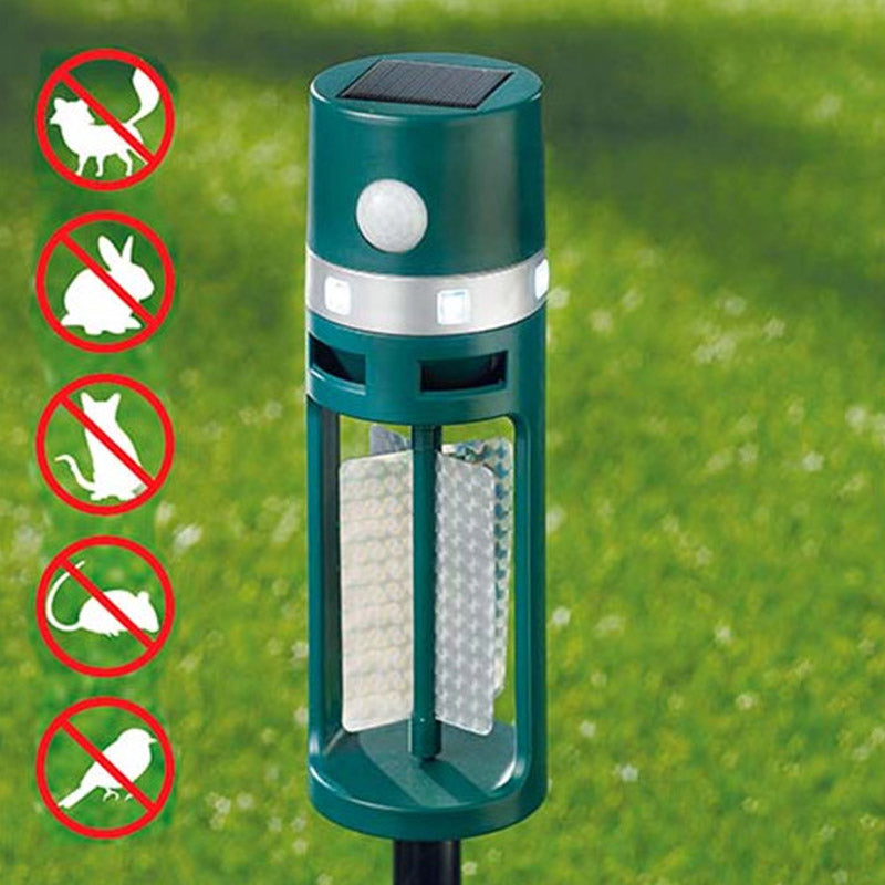 Répulsif Solaire de Jardin à Ultrasons