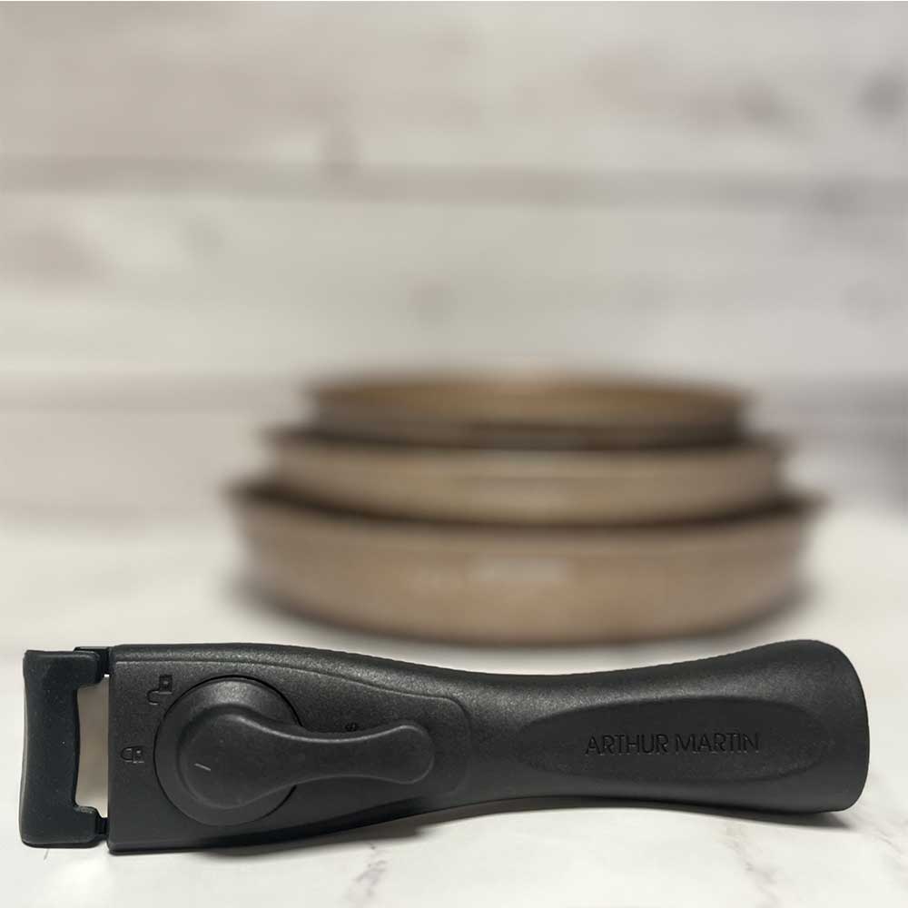 Set de 3 Poêles en Aluminium Tous Feux Dont Induction