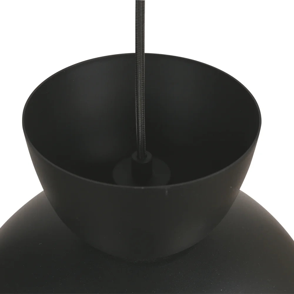 Lampe suspension noire & or - Skandina