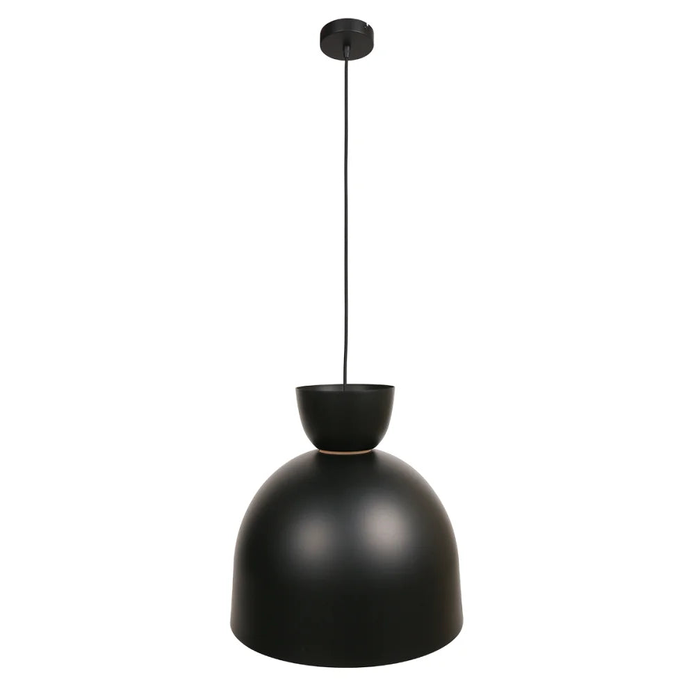 Lampe suspension noire & or - Skandina