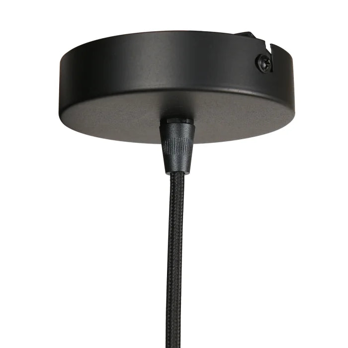 Lampe suspension noire & or - Skandina