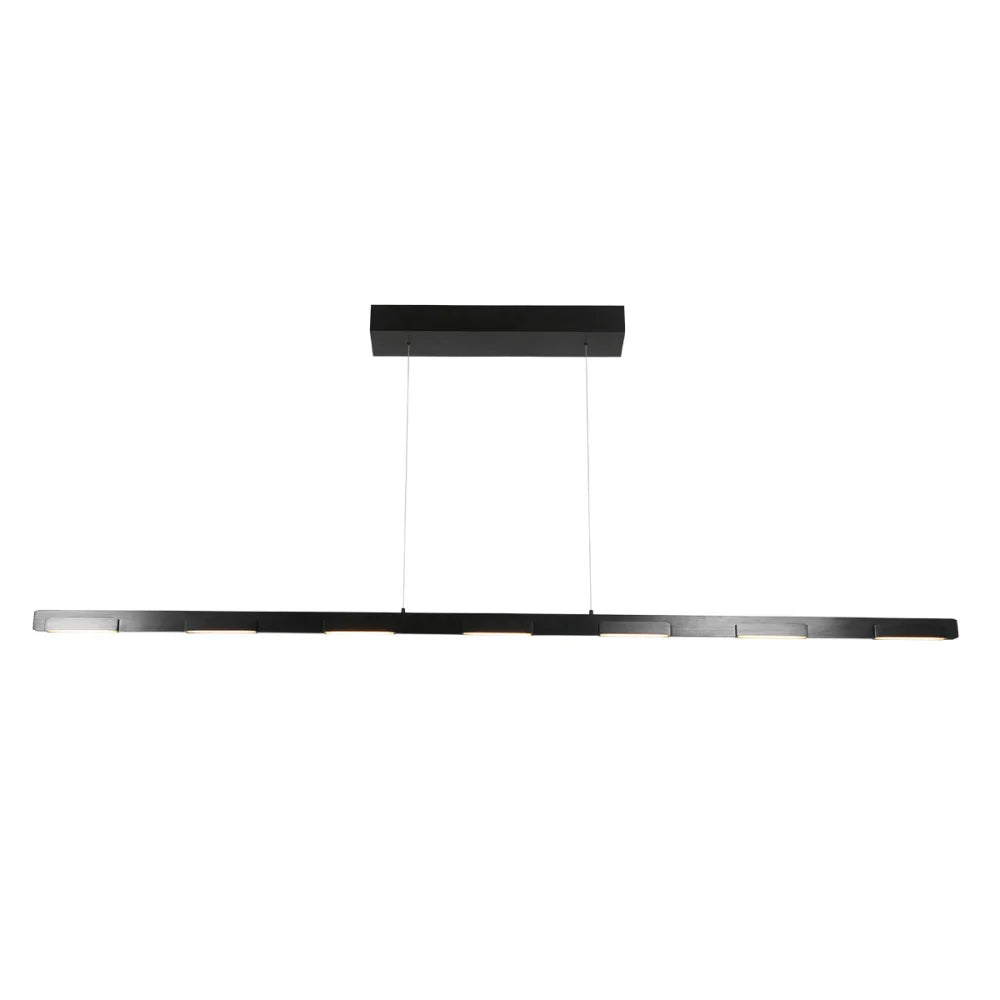 Lampe design suspension noire - 11 lumières - Bloc