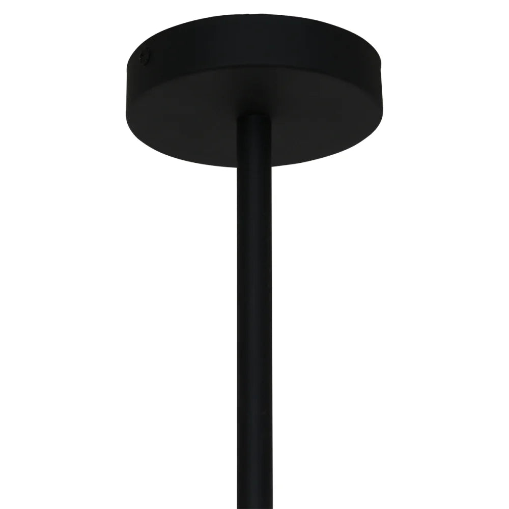 Lampe suspension noire - 6 lumières - Constellation