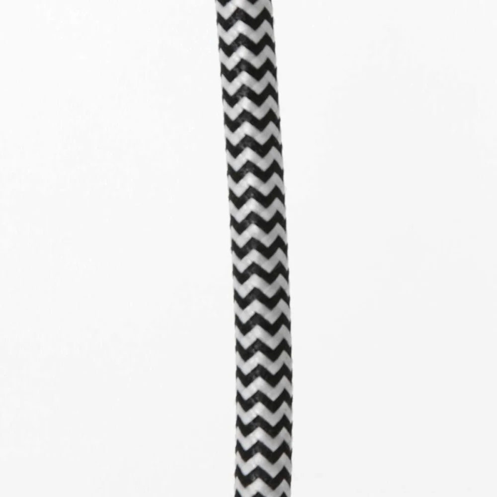 Lampe suspension noire, bois naturel - Maze