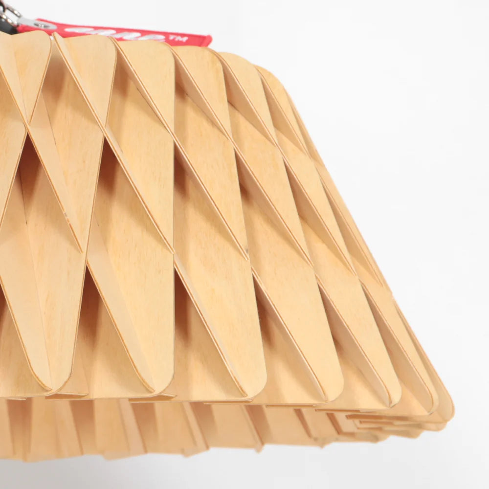 Lampe suspension marron, bois naturel - Maze