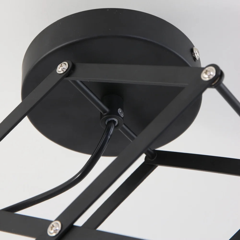 Lampe suspension à ciseaux noire - Flex