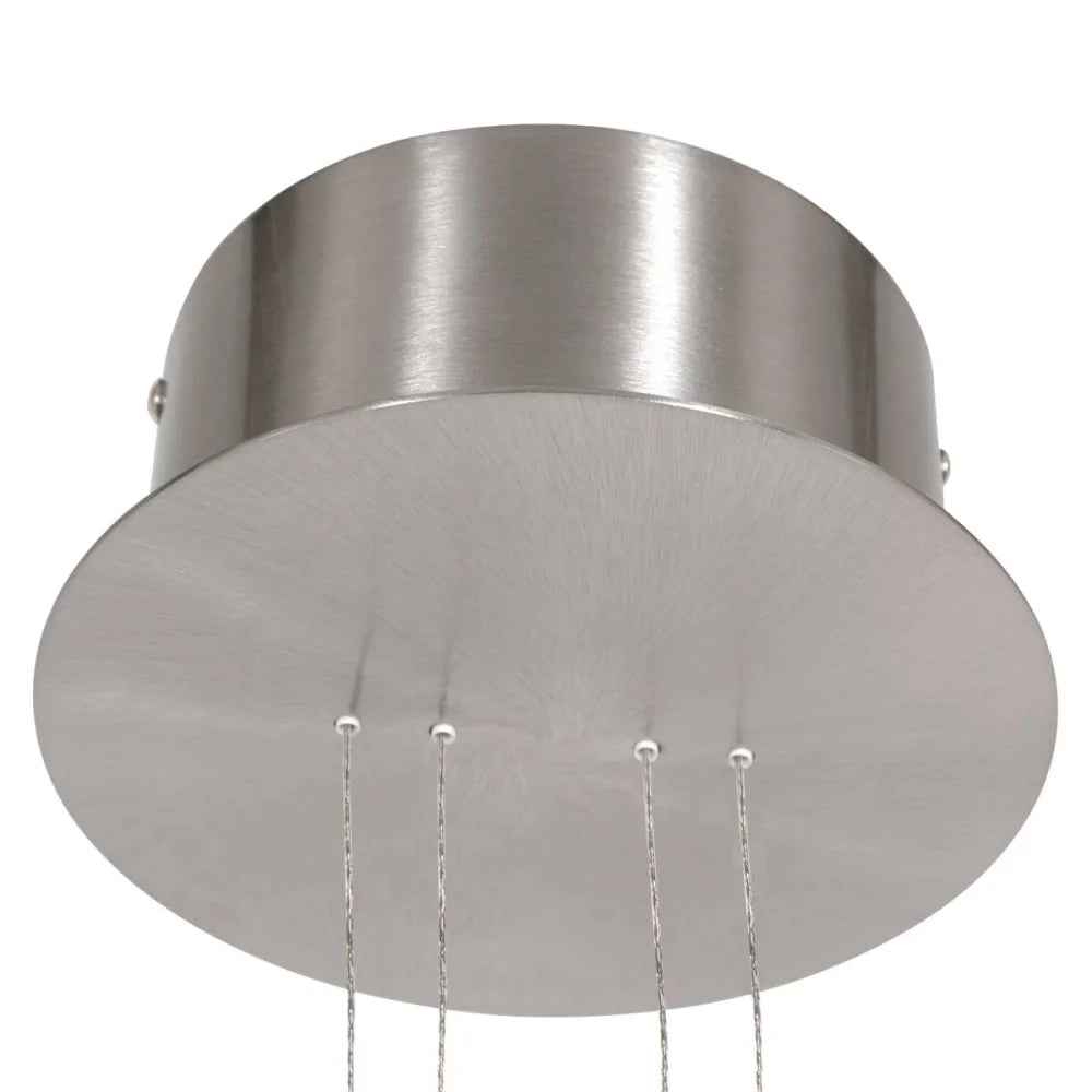Lampe suspension acier - 2 lumières - Piola