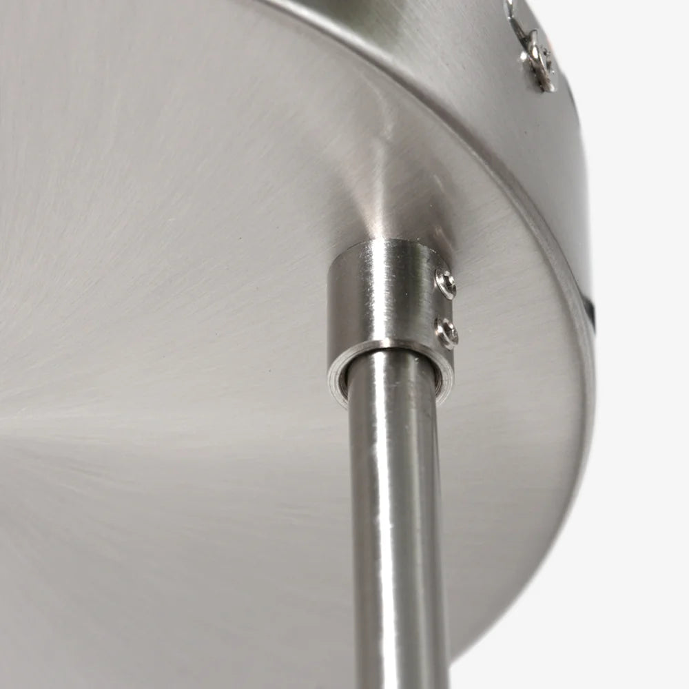 Lampe suspension acier - 4 lumières - Soleil