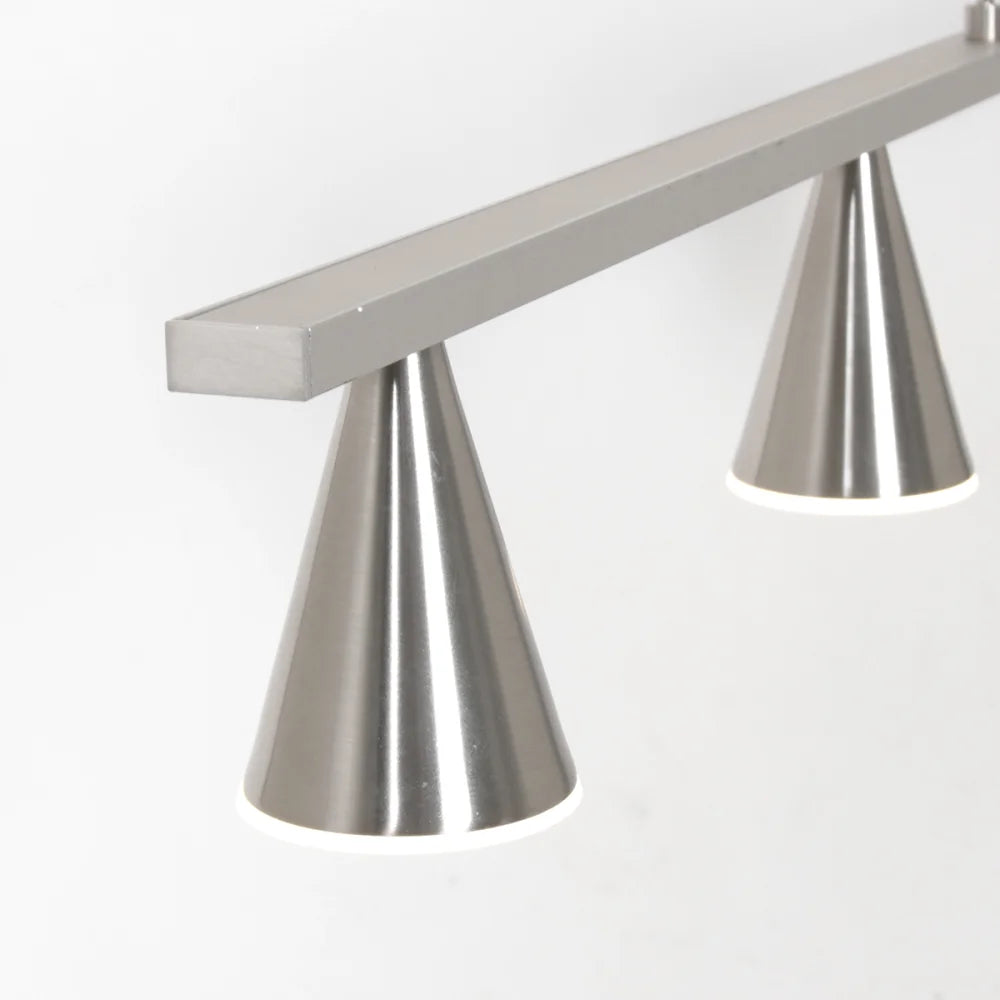 Lampe suspension acier - 5 lumières - Vortex