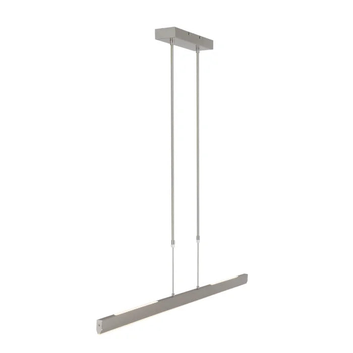 Lampe suspension en acier - réglable - LED - 3 lumières - Zelena