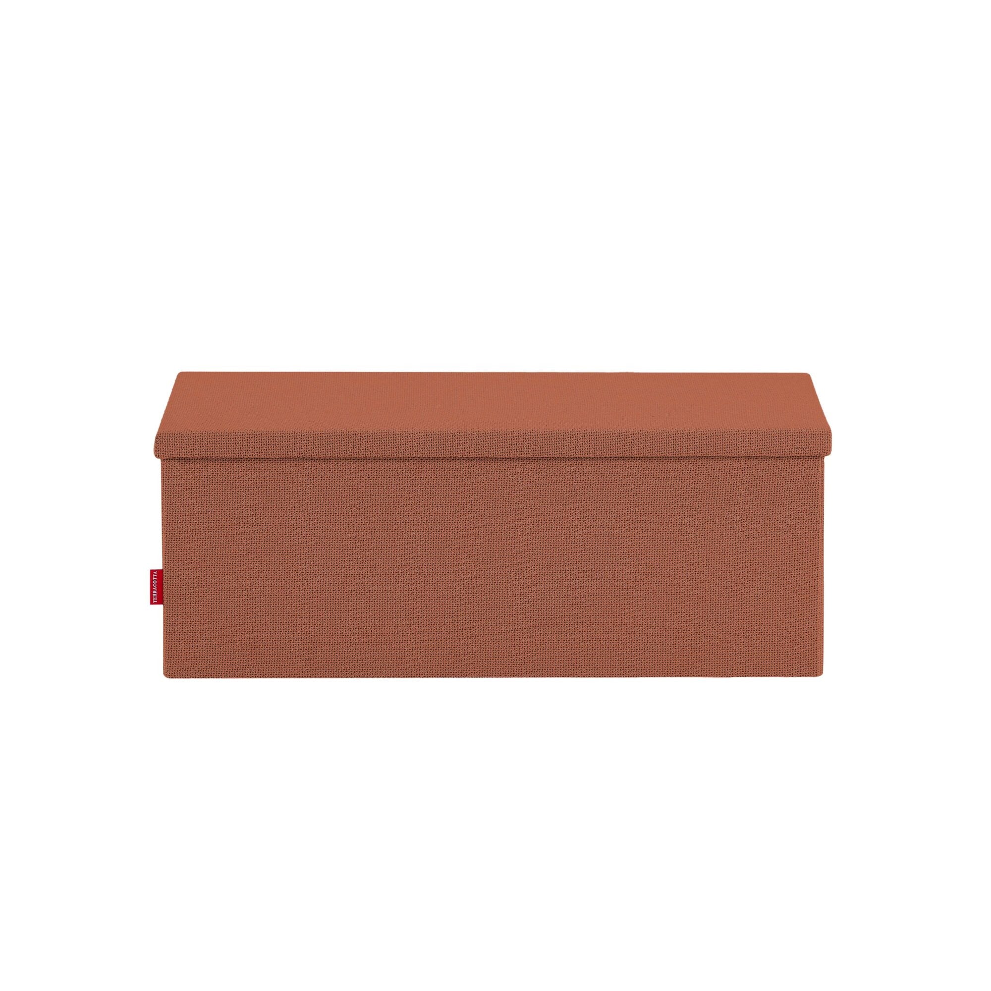 Table coffre Terracotta - Ouverture sur le dessus - Intérieur et extérieur