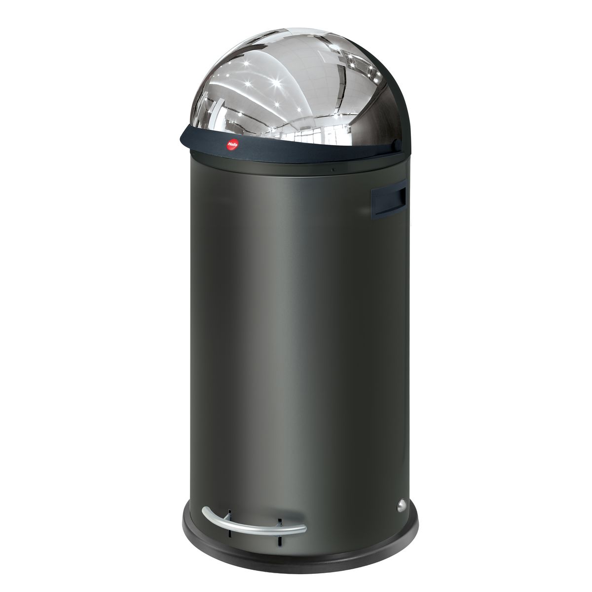 Poubelle à pédale HAILO KickVisier XL 36L Noir