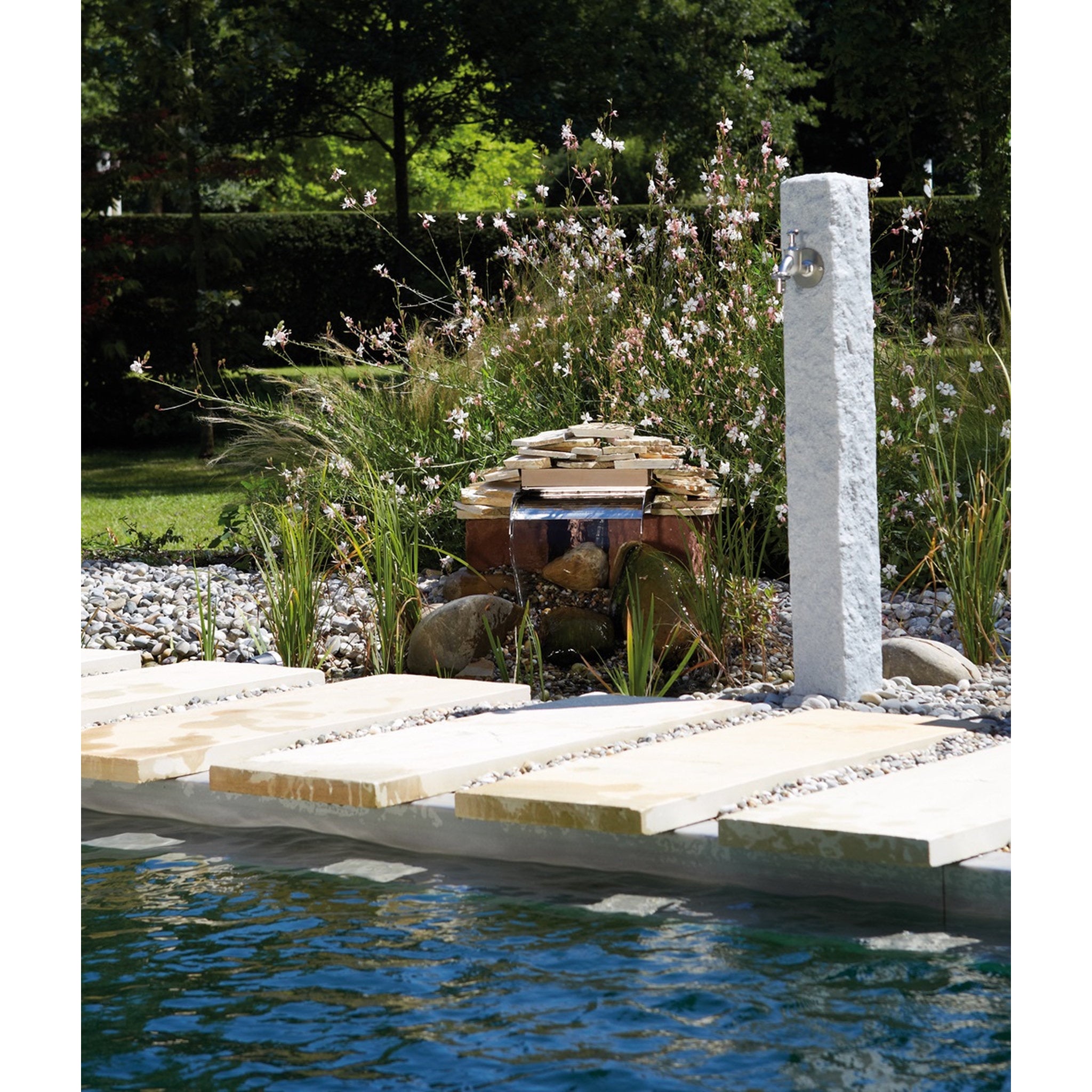 Fontaine Granit gris clair