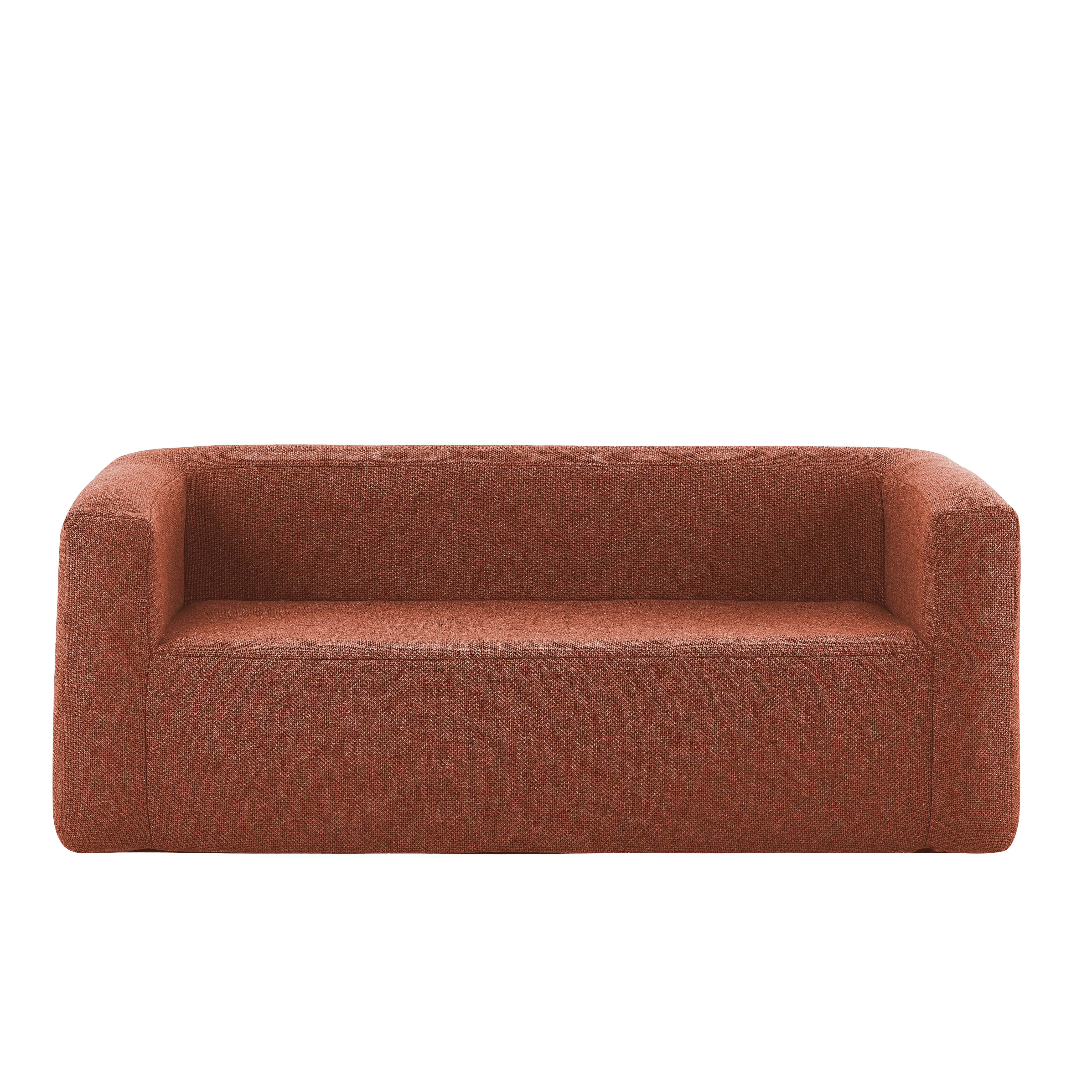 Canapé gonflable 2-3 places Terracotta - Intérieur et extérieur - Couleur Terracotta