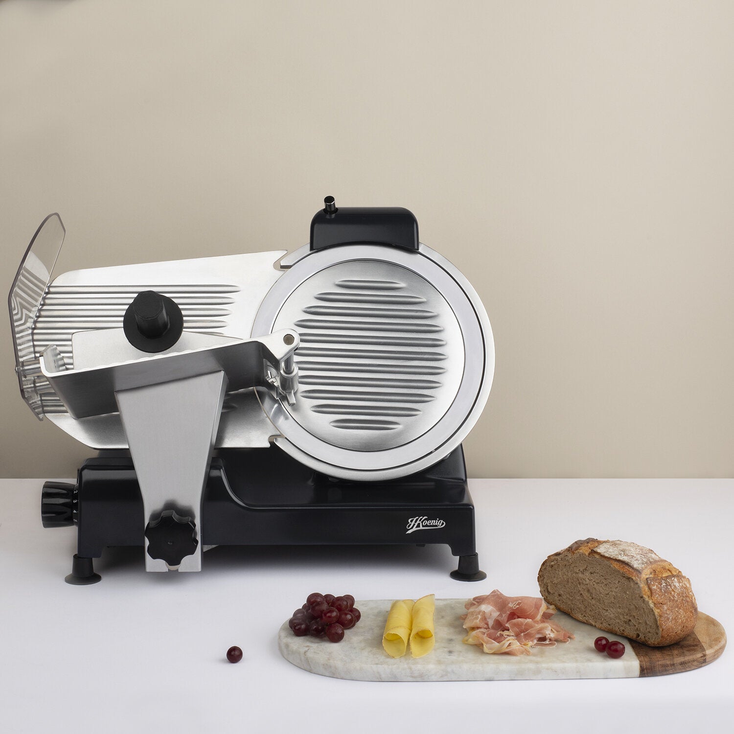 Trancheuse à viande Noir lame 25 cm